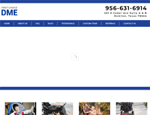 Tablet Screenshot of firstchoicedme.com
